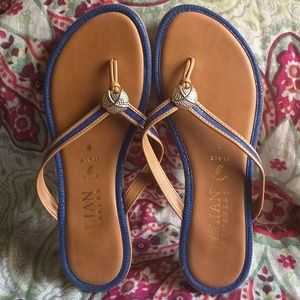 ITALIAN SHOEMAKERS EMBELLISHED FLIP FLOP